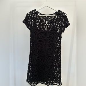 BCBG Black Wool Mini Dress